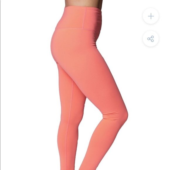 NWOT Revolve Vimmia 7/8 Leggings in Coral - Picture 3 of 7